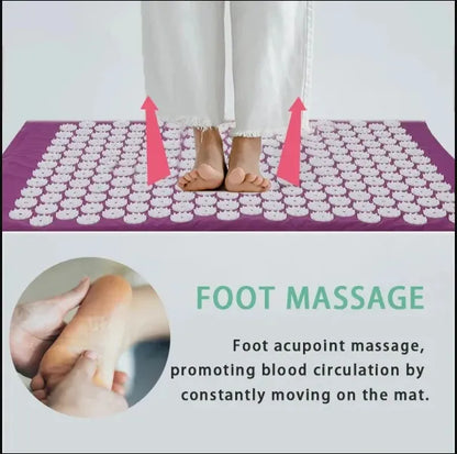 Acupressure Mat & Pillow Relaxation Set