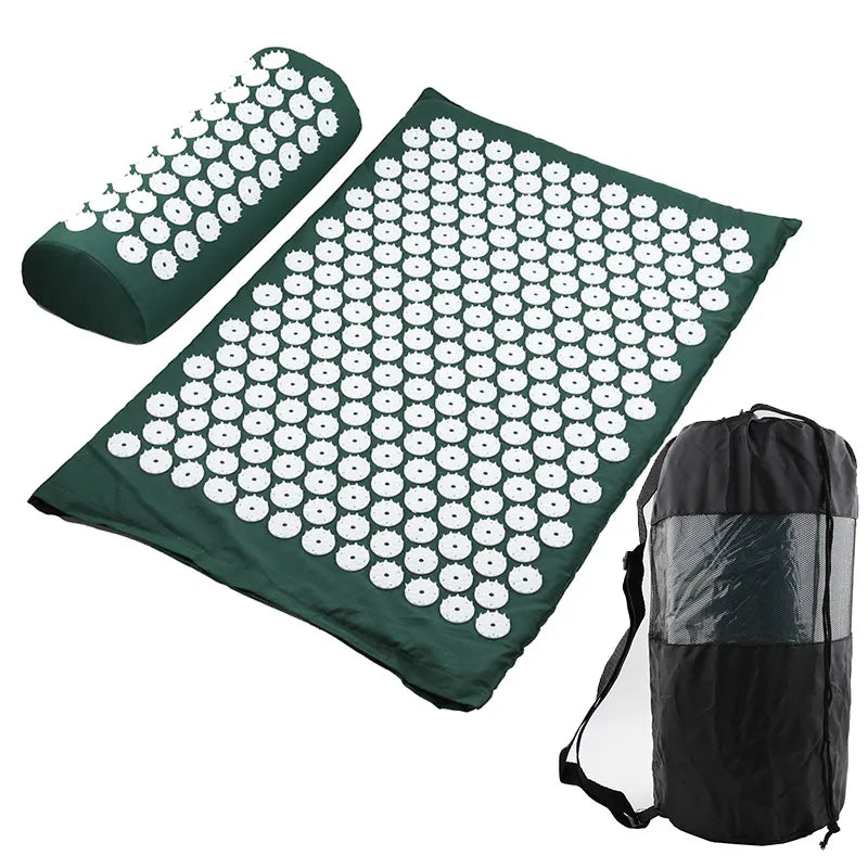 Acupressure Mat & Pillow Relaxation Set