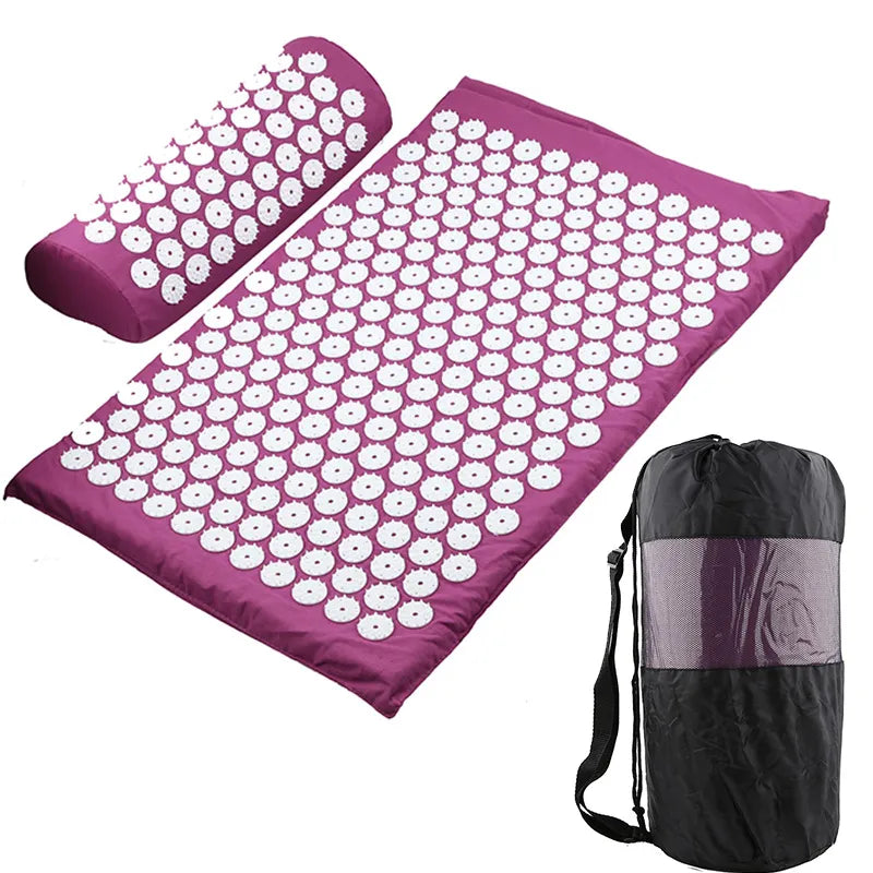 Acupressure Mat & Pillow Relaxation Set